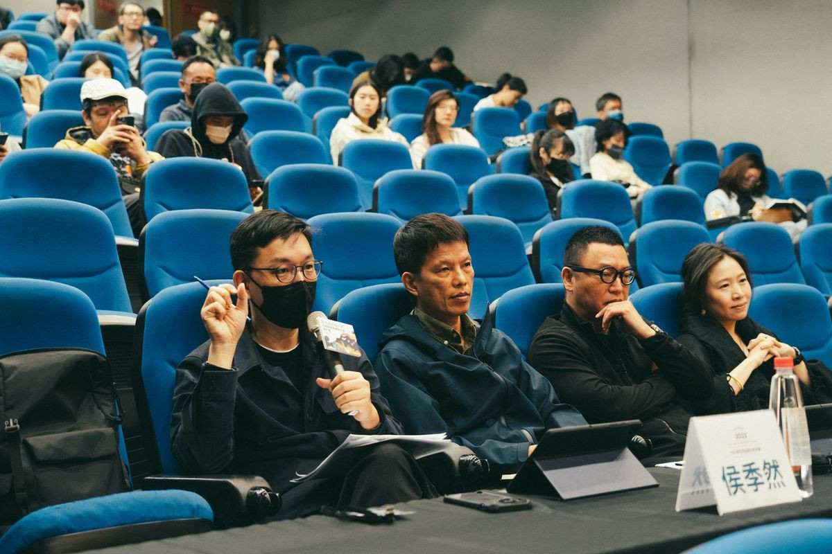 Judges for the 2023 New Taipei City Documentary Film Awards public review.